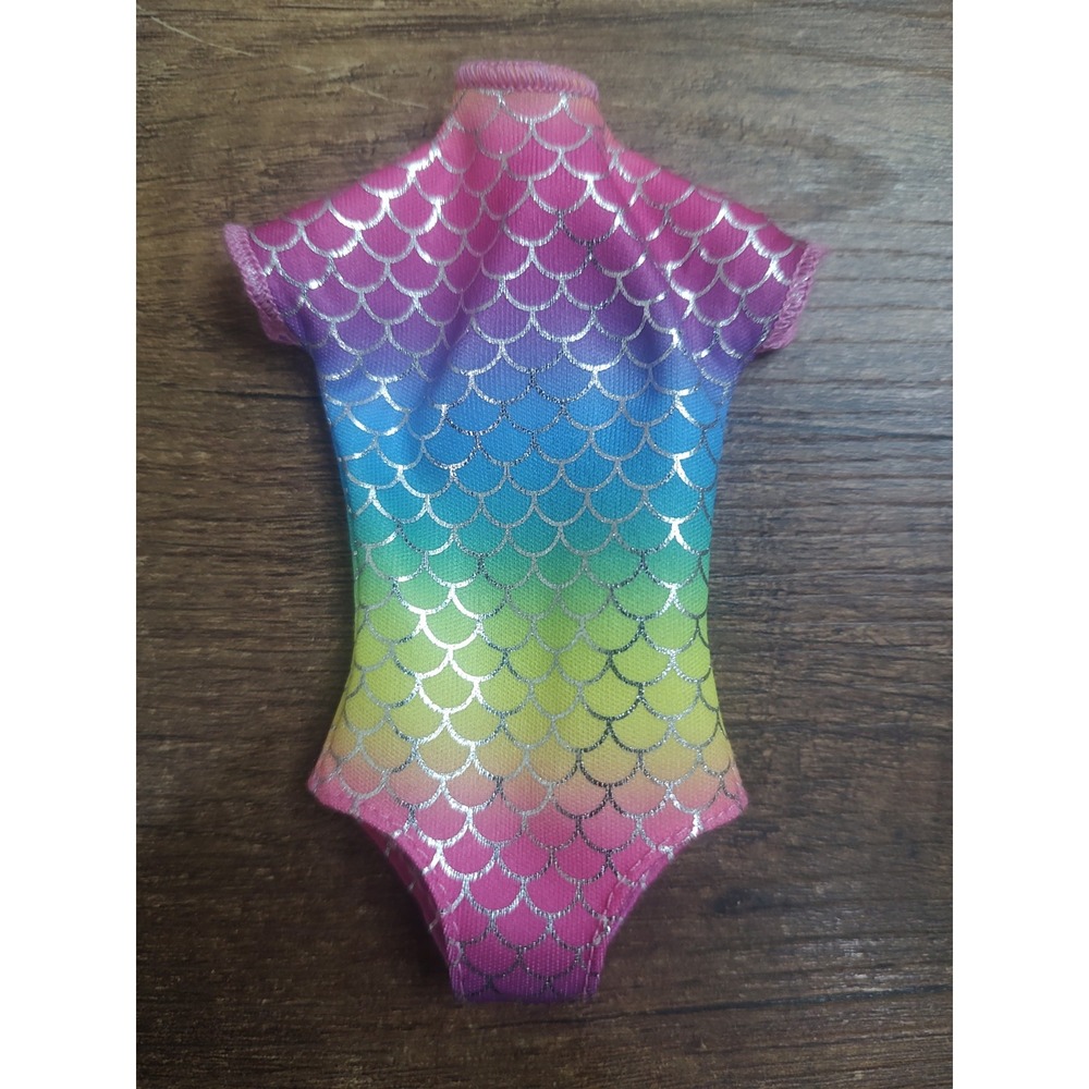 Barbie Dreamtopia Mermaid Barbie Doll Rainbow Color Swim suite Replacement Z2
